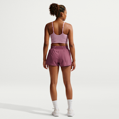 Nike One Dri-FIT Normal Belli 8 cm 2'si 1 Arada Kadın Şortu görsel 5