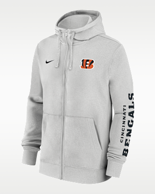 Мужское худи Cincinnati Bengals Club Nike NFL Full-Zip Hoodie