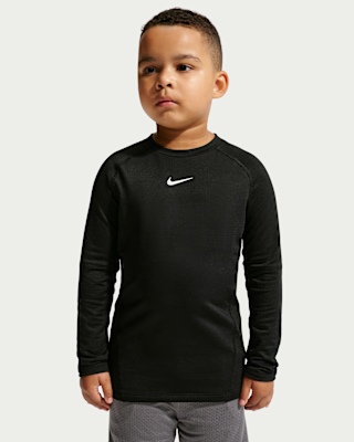 Детские  Nike Pro Little Kids' Dri-FIT Warm Long-Sleeve Top