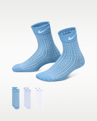 Детские носки Nike Kids' Easy Breezy Pointelle Socks (3 Pairs)