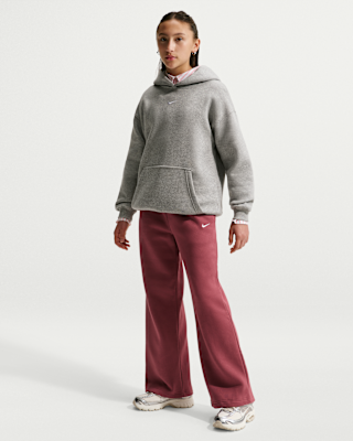 Детские  Nike Sportswear Studio Fleece Girls' Open-Hem Pants