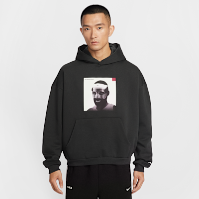 LeBron "Masked Menace" เสื้อบาสเก็ตบอลมีฮู้ดสำหรับผู้ชาย Therma-FIT