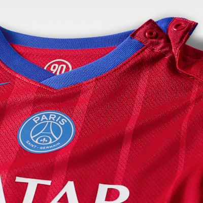 Paris Saint-German 2025/26 Stadium Third Nike Total 90 dreiteiliges Replika-Fußballtrikot-Set (Babys/Kleinkinder)