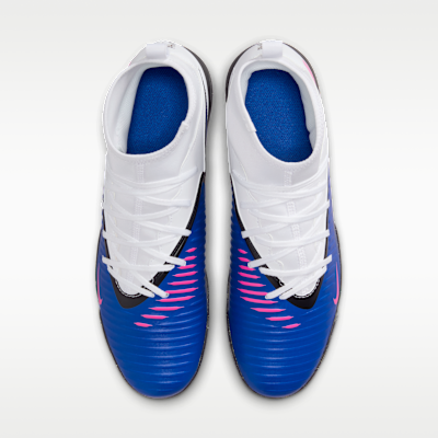 Tacos de fútbol para pasto sintético (turf) Nike Phantom 6 High Club