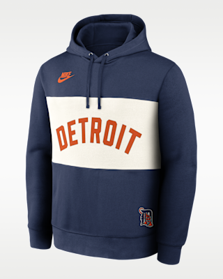 Мужское худи Detroit Tigers Cooperstown Legacy Nike MLB Pullover Hoodie