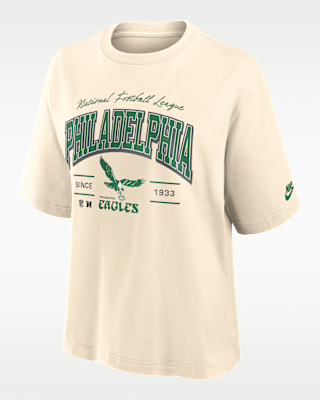 Женская футболка Philadelphia Eagles Vintage Mod Boxy Nike NFL