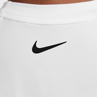 Playera hydroguard de manga larga Dri-FIT para niña talla grande Nike Swim