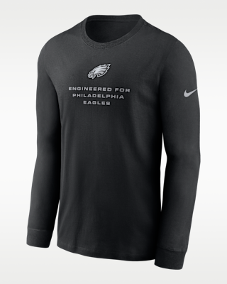 Мужская футболка Philadelphia Eagles Team Issue Nike Dri-FIT NFL Long-Sleeve