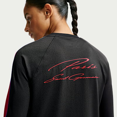 Nike Paris Saint-Germain Strike Nike Dri-FIT Crew Yakalı Örgü Kadın Futbol Üstü görsel 2