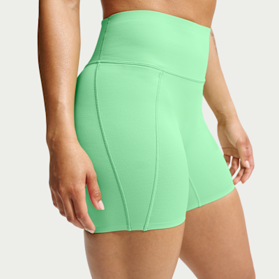 Nike Universa Yüksek Belli Ön Dikişsiz 13 cm Kadın Bisiklet Şortu görsel 7