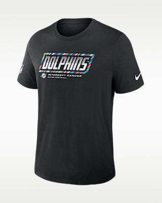 Мужская футболка Miami Dolphins Crucial Catch Sideline Nike Dri-FIT NFL