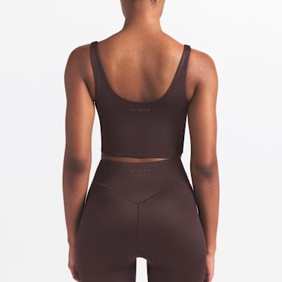 Brassière à encolure dégagée NikeSKIMS Shine pour femme