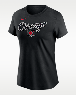 Женская футболка Chicago White Sox City Connect Wordmark Nike MLB