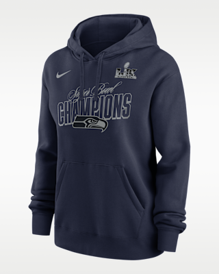 Женское худи Seattle Seahawks Super Bowl LX Champions Epic Showdown Nike NFL Pullover Hoodie