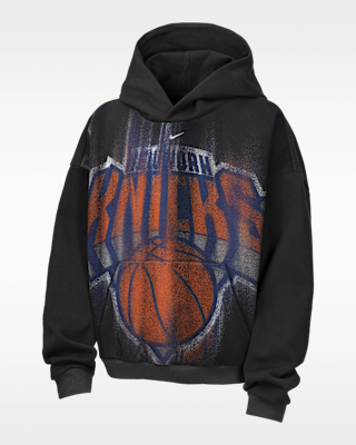 Детское худи New York Knicks Big Kids' Nike Basketball Hoodie для баскетбола