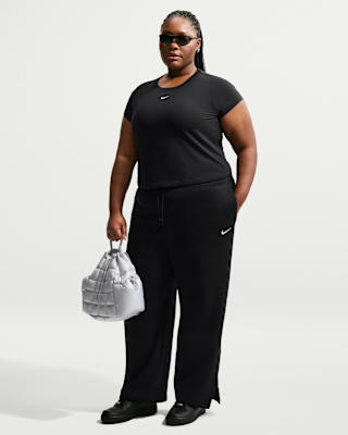 Женские  Nike Sportswear Phoenix Fleece High-Waisted Pants (Plus Size)