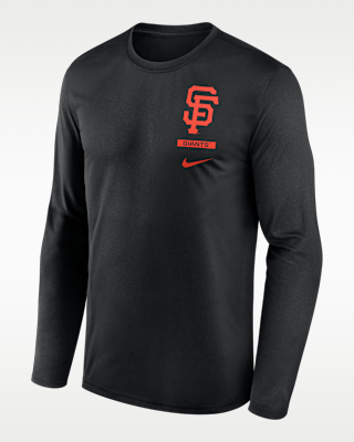 Мужская футболка San Francisco Giants 2-Hit Legend Nike Dri-FIT MLB Long-Sleeve