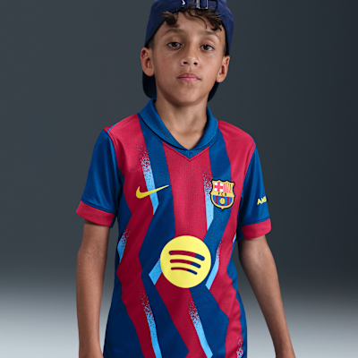 FC Barcelona 2025/26 Stadium Fourth Big Kids' Nike Dri-FIT Football Replica Shirt