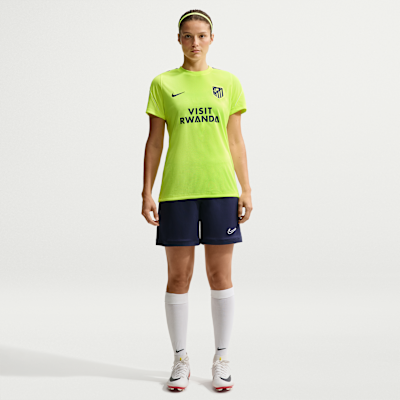 Nike Atlético Madrid Strike Nike Dri-FIT Kısa Kollu Kadın Futbol Üstü görsel 4