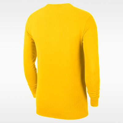 Playera de entrenamiento de manga larga Nike de la NBA para hombre Indiana Pacers