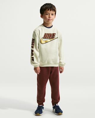 Детские  Nike Sportswear Little Kids' Frosted Futura 2-Piece Crew Set