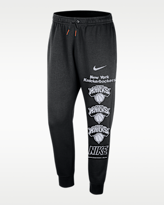 Мужские спортивные штаны New York Knicks Courtside Nike NBA Club Fleece Joggers