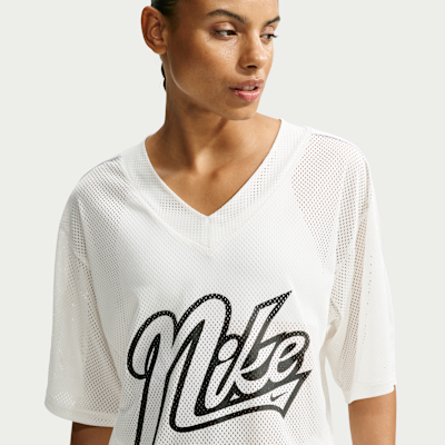Женские топы Nike One Women's Dri-FIT Oversized Short-Sleeve Top
