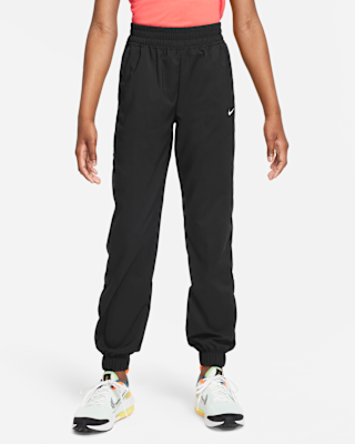 Детские  Nike Dri-FIT One Big Kids' (Girls') Woven Training Pants для тренировок