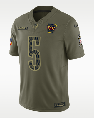 Мужские джерси Jayden Daniels Washington Commanders Salute to Service Nike Dri-FIT NFL Limited Jersey