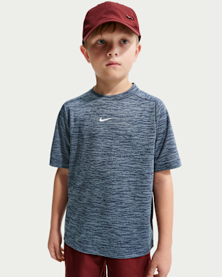 Детские шорты Nike Multi Big Kids' Dri-FIT Short-Sleeve Top