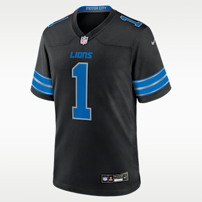 Jameson Williams Detroit Lions Men's Nike NFL Game Jersey