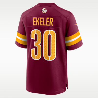 Austin Ekeler Washington Commanders Men's Nike NFL Game Football Jersey