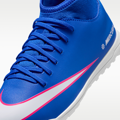Nike Jr. Mercurial Superfly 10 Club Younger/Older Kids' Turf High-Top Football Shoes
