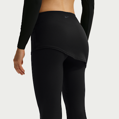 Брюки женские Nike Zenvy Dri-FIT Mid-Rise Pants с юбкой-оверлеем