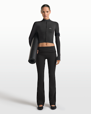 NikeSKIMS Matte Women's Flared Fold-Over Waistband Trousers