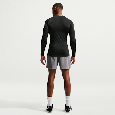 Nike Pro Dri-FIT Sıkı Kesimli Uzun Kollu Erkek Fitness Üstü görsel 5