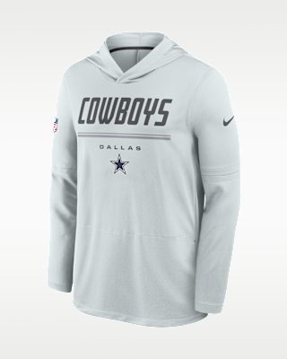 Мужские  Dallas Cowboys Sideline Nike Dri-FIT NFL Long-Sleeve Hooded Top