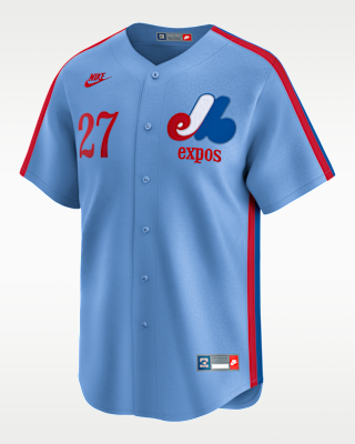 Мужская куртка Vladimir Guerrero Montreal Expos Cooperstown Nike Dri-FIT MLB Limited Jersey