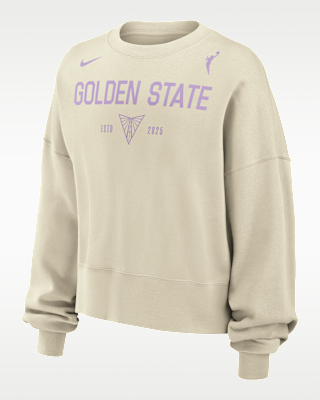 Golden State Valkyries Phoenix Fleece Women's Nike WNBA Crew-Neck Sweatshirt