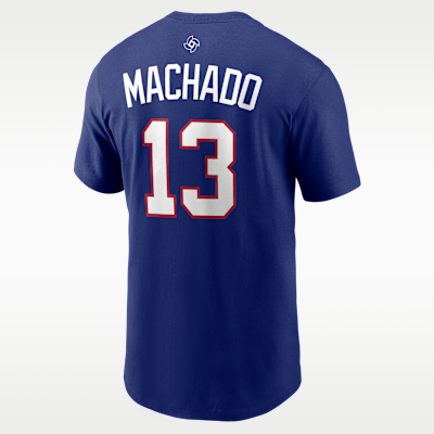 Playera Nike Dri-FIT para hombre Manny Machado Dominican Republic National Baseball Team 2026 World Baseball Classic
