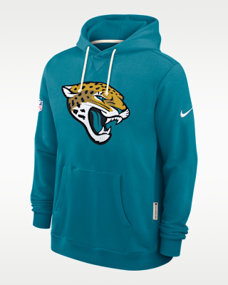 Мужское худи Jacksonville Jaguars Initial Home Sideline Nike Dri-FIT NFL Pullover Hoodie