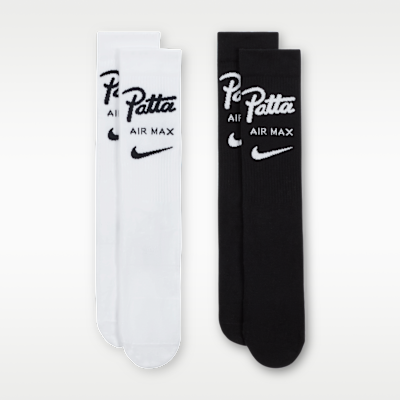 Nike x Patta Everyday Essentials Crew Socks (2 Pairs)