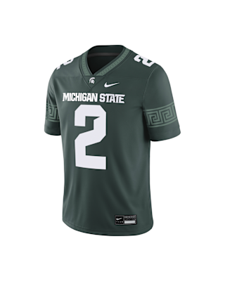 Aidan Chiles Michigan State Men’s Nike Dri-FIT College NIL Game Jersey