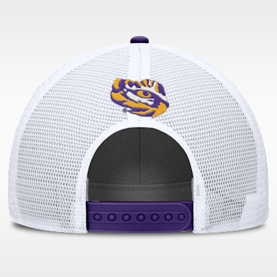Gorra de rejilla universitaria Nike ajustable para hombre LSU On-Field Rise