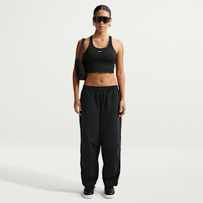 Nike Tempo Orta Destekli Crop Spor Sütyenli Kadın Atleti görsel 4