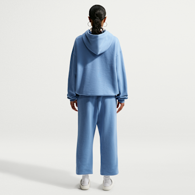 Nike Studio Fleece Orta Kalınlıkta Oversize Kapüşonlu Kadın Sweatshirt'ü görsel 5
