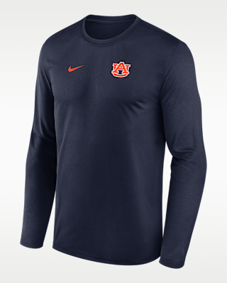 Мужская футболка Auburn Sideline Legend Small Logo Nike Dri-FIT College Long-Sleeve