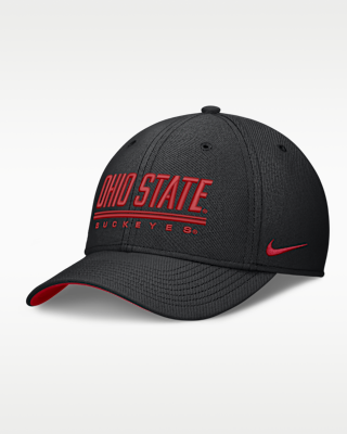 Женские Ohio State Sideline Rise Nike Dri-FIT College Hat