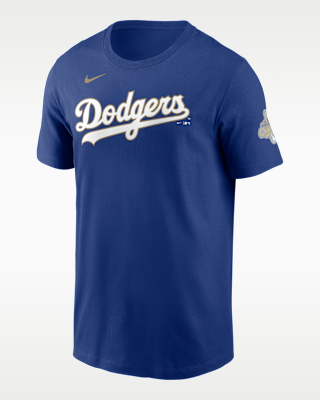 Мужская футболка Mookie Betts Los Angeles Dodgers 2025 World Series Champion Gold Series Nike MLB