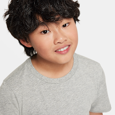 Camisetas interiores de cuello redondo para niños talla grande (paquete de 2) Nike